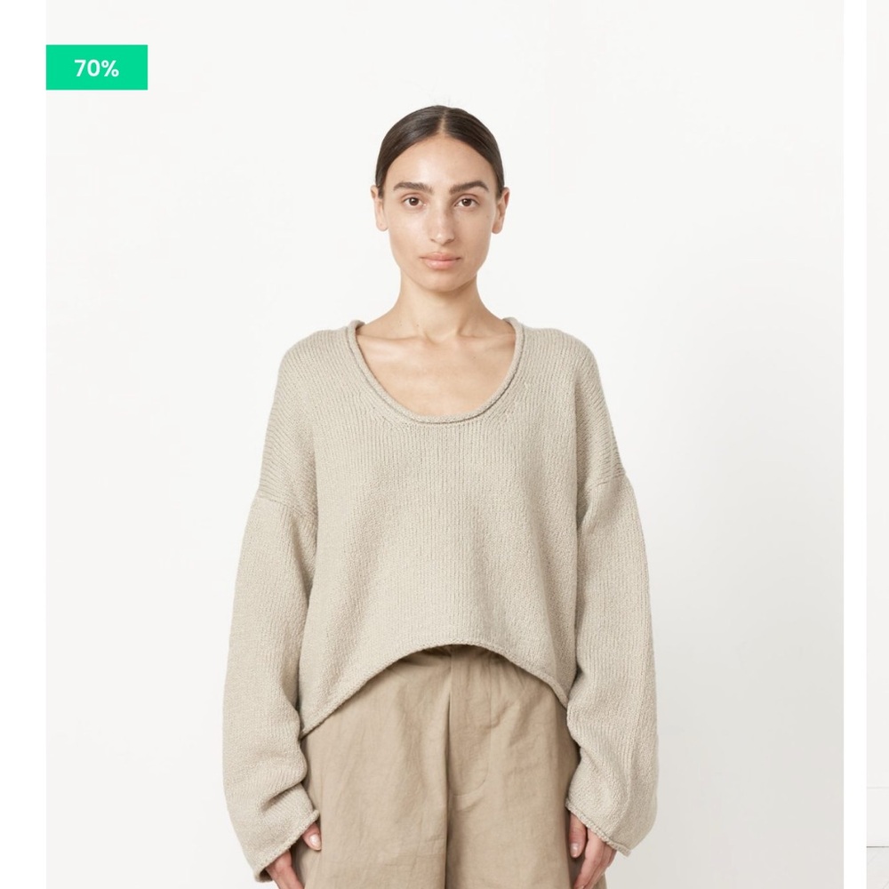 ISO: Lauren Manoogian roving u neck cropped cotton sweater